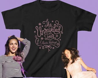 Olivia Rodrigo Tour Merch Baby Tee, Unraveled Tour Tshirt 2026, Concert Tee, Pop Music Baby Tee