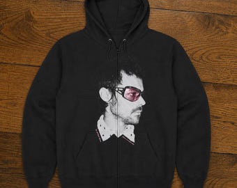 Reino Unido - Sudadera unisex con cremallera y estampado gráfico de Harry Styles, jersey gráfico HS New Tour New Album Kiss All The Time, sudadera clásica de concierto Y2K