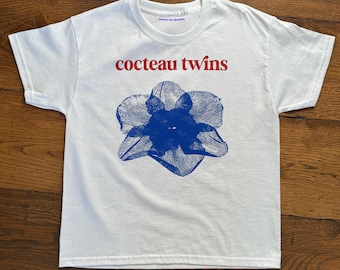 Cocteau Twins Vintage Graphic Baby Tee, 90s Band Graphic Tshirt, Heaven or Las Vegas Album Art Top, Rock Music Retro Shirt