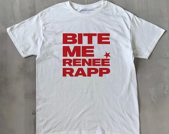 Reneé Rapp 'Bite Me'-T-shirt: Y2K-concertmerchandise