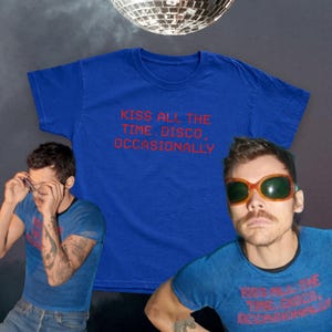 Kiss All The Time. Disco Occasionally Baby Tee T-Shirt Top Harry Style Album Merch New Tour Concert