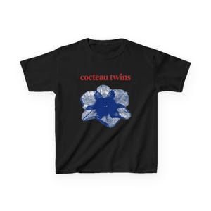 Cocteau Twins Vintage Graphic Baby Tee, 90s Band Graphic Tshirt, Heaven or Las Vegas Album Art Top, Rock Music Retro Shirt image 4