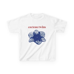 Cocteau Twins Vintage Graphic Baby Tee, 90s Band Graphic Tshirt, Heaven or Las Vegas Album Art Top, Rock Music Retro Shirt image 6