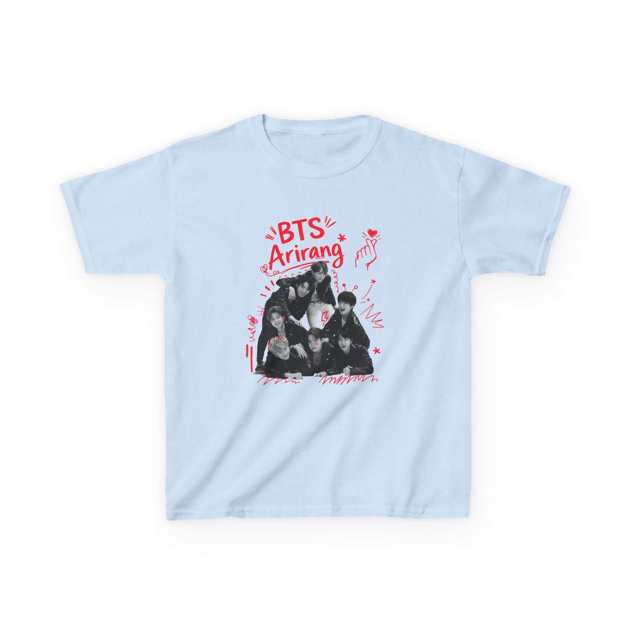 BTS Arirang Graphic Baby Tee, Kpop World Tour Fan Tee 2026, ARMY