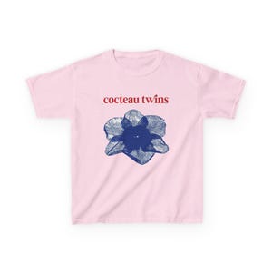 Cocteau Twins Vintage Graphic Baby Tee, 90s Band Graphic Tshirt, Heaven or Las Vegas Album Art Top, Rock Music Retro Shirt image 2