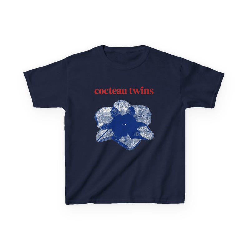 Cocteau Twins Vintage Graphic Baby Tee, 90s Band Graphic Tshirt, Heaven or Las Vegas Album Art Top, Rock Music Retro Shirt image 5