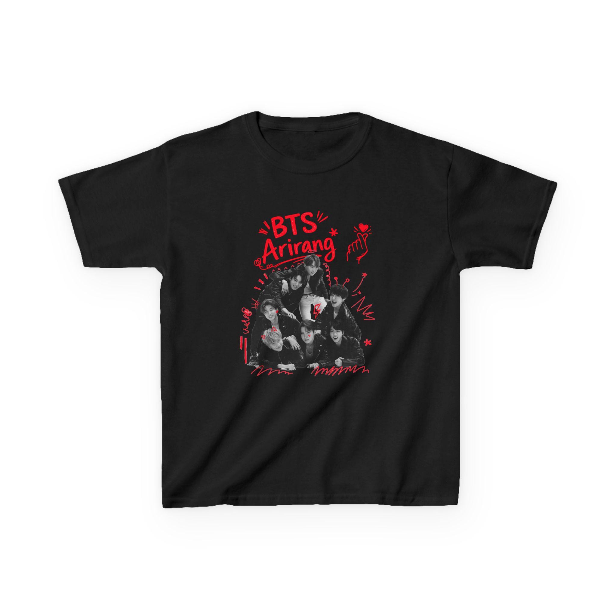BTS Arirang Graphic Baby Tee, Kpop World Tour Fan Tee 2026, ARMY