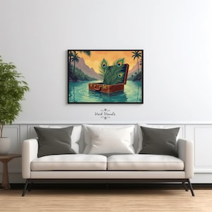 Surrealistic Oil Painting Art | Surrealistic Wall Art Prints | Surrealism | Maximalist Digital Prints | Digital Download | Digital Product