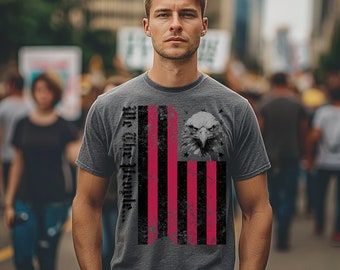 Camiseta con la bandera del águila "We the People USA" para hombre, camiseta estilo patriótico, camiseta con la bandera estadounidense del águila para hombre