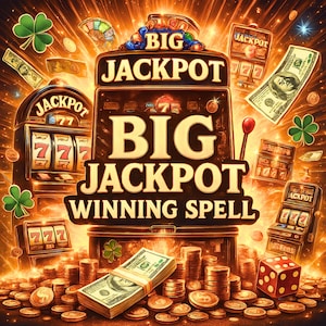 Powerful Big Jackpot Spell – Win Lottery Fast, Attract Wealth, Mega Millions, Casino Luck, Money Spell, Financial Freedom.