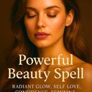 Powerful Beauty Spell – Radiant Glow, Self Love, Confidence Boost, Feminine Energy, Inner & Outer Beauty, Attract Love / Youth.
