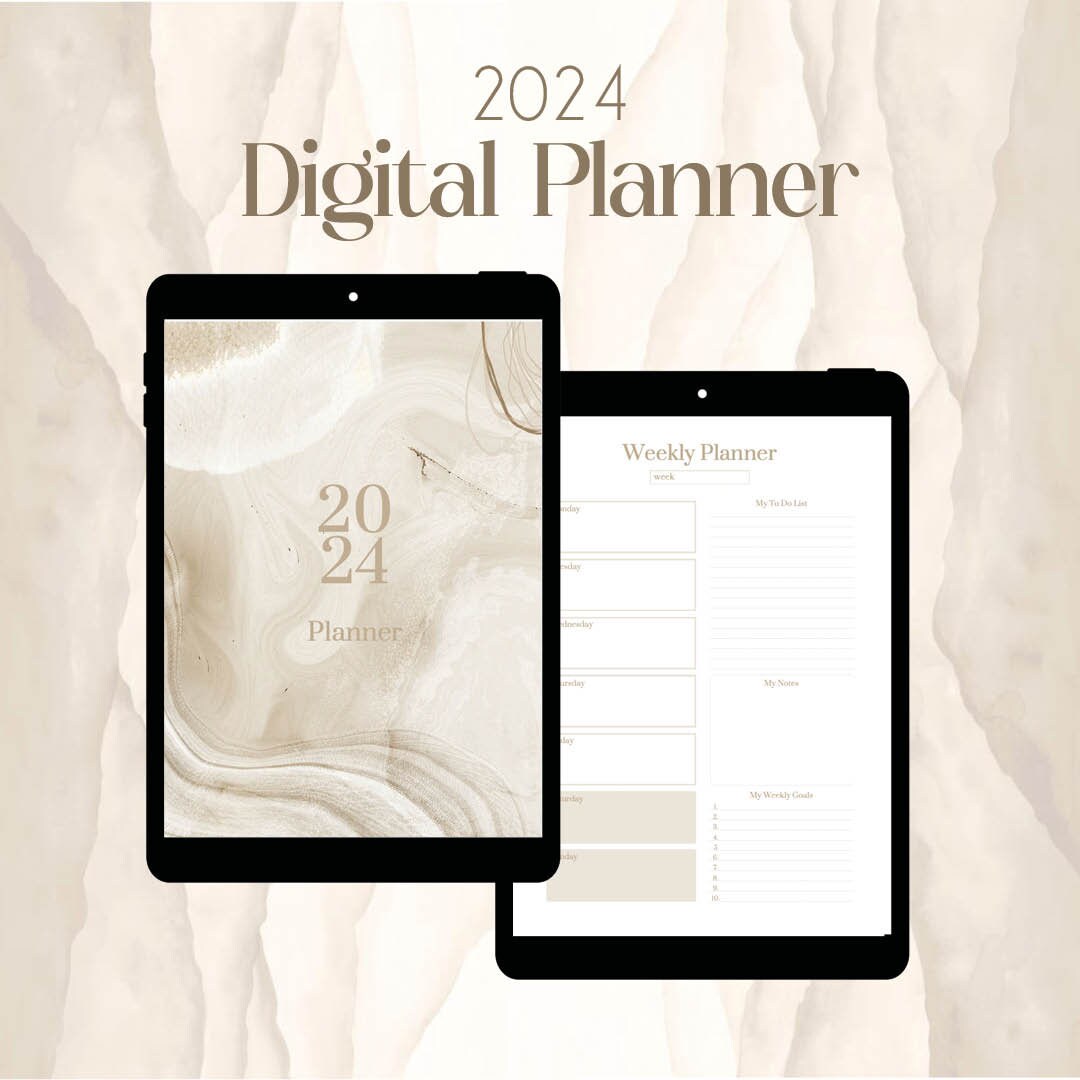 2024 Digital Planner, Goodnotes Planner, Notability Planner & iPad ...
