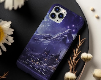 Velaris Inspired Phone Case, Acotar Phone Case, Starry Night Sky Art, Bookish iPhone Case, Samsung Case, Fantasy Art, Custom Phone Case Gift