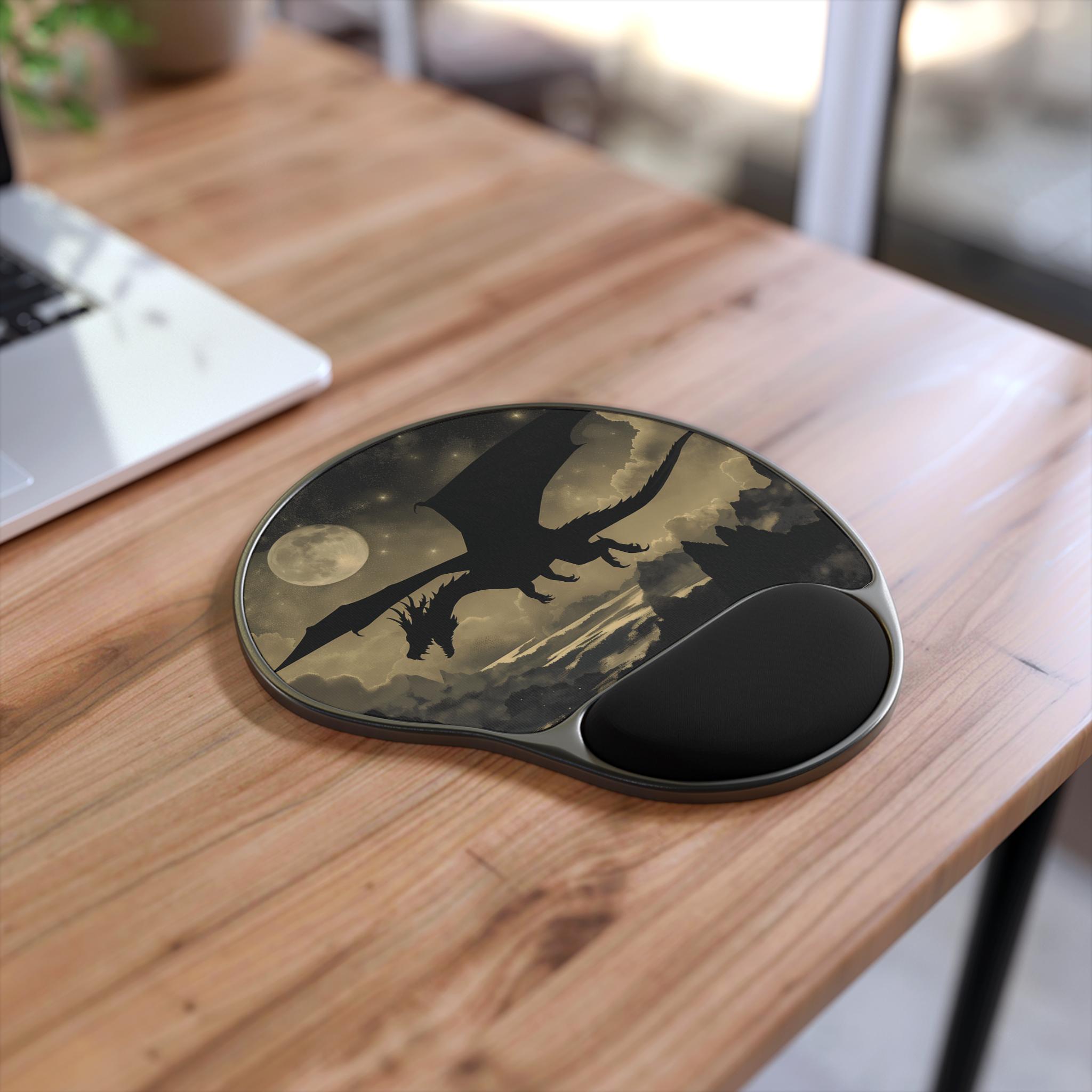 ドラゴンマウスパッド（リストサポート付き）、ファンタジー