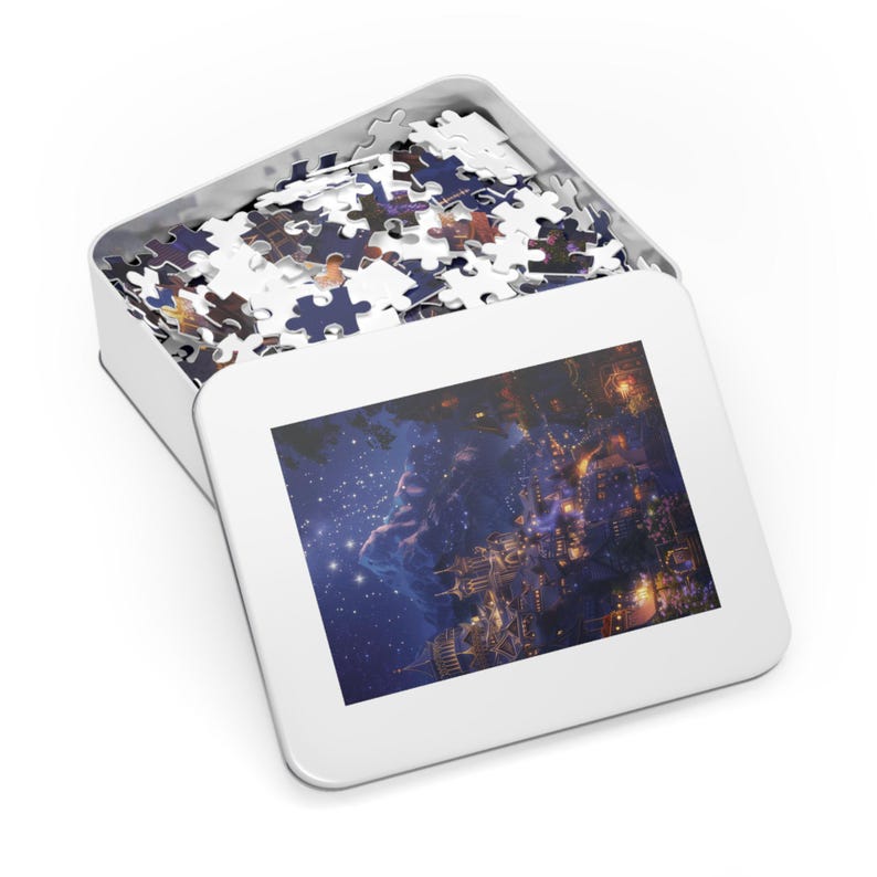 Acotar Puzzle Velaris Art, 1000-piece ACOTAR Puzzle Fantasy Picture Puzzle Box Bookish Merch City of Starlight Bookish Gift Book Room Decor image 5