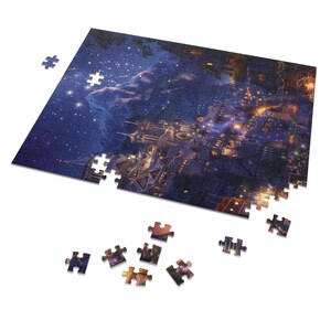 Acotar Puzzle Velaris Art, 1000-piece ACOTAR Puzzle Fantasy Picture Puzzle Box Bookish Merch City of Starlight Bookish Gift Book Room Decor image 9