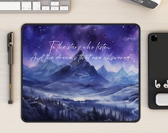 Acotar Mouse Pad, Sara J Maas, Fantasy Mouse Pad, Night Court, City of Starlight Bookish Merch Round Mousepad Book lover gift Aesthetic Mat