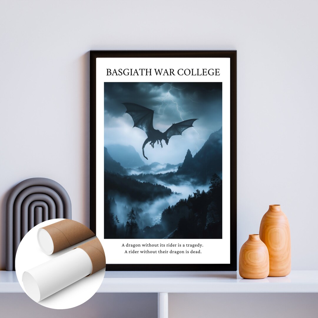 ポスター GR@DATE WING 04 Fourth Wing Printed Poster Basguiath War College Print Poster