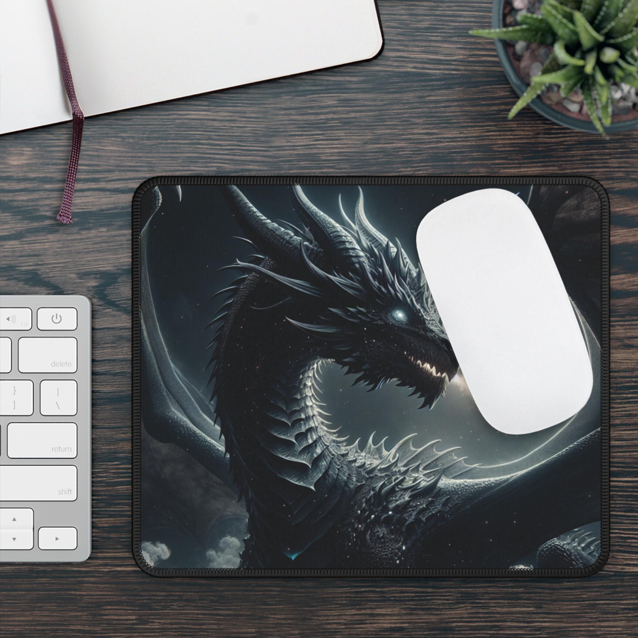 ドラゴンデスクマット - 拡張ゲーミングマウスパッド - ファンタジー