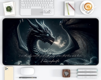 Fourth Wing Desk Mat Dragon Rider Print Mousepad Bookish Gift Idea Basgiath War College Deskmat Navarre Fan Art Booknook Kit  Booktok