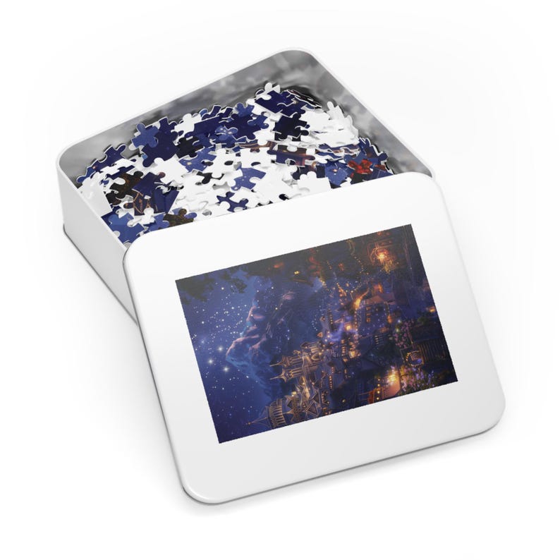 Acotar Puzzle Velaris Art, 1000-piece ACOTAR Puzzle Fantasy Picture Puzzle Box Bookish Merch City of Starlight Bookish Gift Book Room Decor image 6