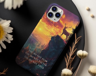Throne of Glass Phone Case, Terrasen Art, TOG Bookish iPhone Case Bookish Merch for Her, SJM Fan Art, Booktok, Trendy Samsung Case