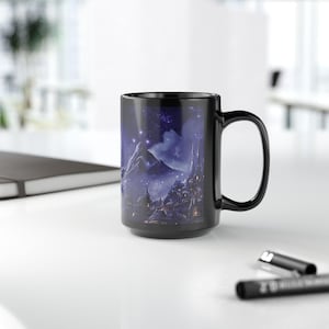Velaris Keramik Becher. Acotar inspirierte Kaffeetasse, individuell gestaltete Büchertasse, Night Court, Book Nook Kit Bild 7
