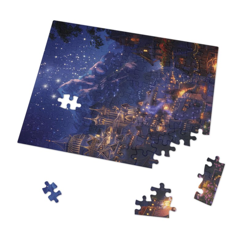 Acotar Puzzle Velaris Art, 1000-piece ACOTAR Puzzle Fantasy Picture Puzzle Box Bookish Merch City of Starlight Bookish Gift Book Room Decor image 10
