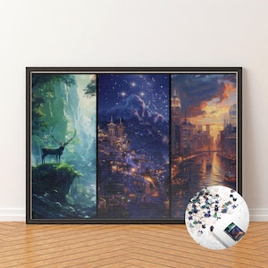Acotar Maasverse Puzzle, Velaris, Terrasen, Lunathion Puzzle Throne of Glass, Crescent City, SJM Merch Bookish Gift Idea for Birthday
