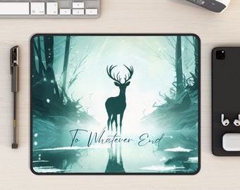 Throne of Glass Mouse Pad Terrasen Gaming Mousepad Sara J Maas Fan Art Mouse Mat Aesthetic Desk Decor Bookish Merch Booktok Book Nook Kit