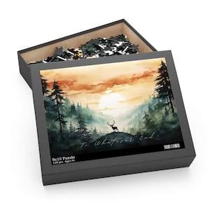Terrasen Puzzle Throne of Glass Puzzle Fantasy Picture Puzzle Bookish Merch Sara J Maas Bookish Gift Idea Book Room Decor Puzzle Game