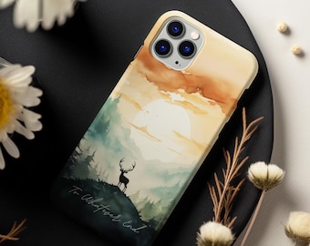 Throne of Glass Phone Case Terrasen Art iPhone 16 Pro Case Bookish Samsung S24 Case Book Lovers Gift Bookworm Gift Nature Theme Phone Cover