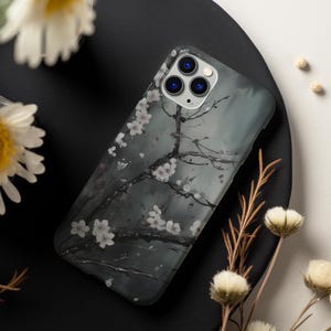 桜の携帯ケース 桜 iPhone 16 ケース 日本のテーマ Samsung ケース ヴィンテージプリント ダークアカデミア 自然愛好家への彼女へのギフト