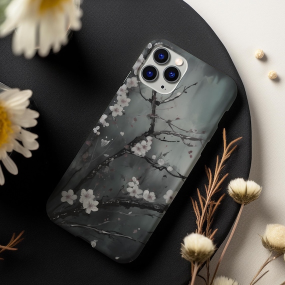 Cherry Blossoms Phone Case Sakura Magsafe iPhone 16 Case Japanese