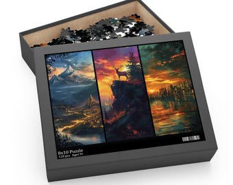 Acotar Maasverse Puzzle of Velaris, Terrasen, and Lunathion, ACOTAR Puzzle Throne of Glass Gift Bookish Jigsaw Puzzle Booktok