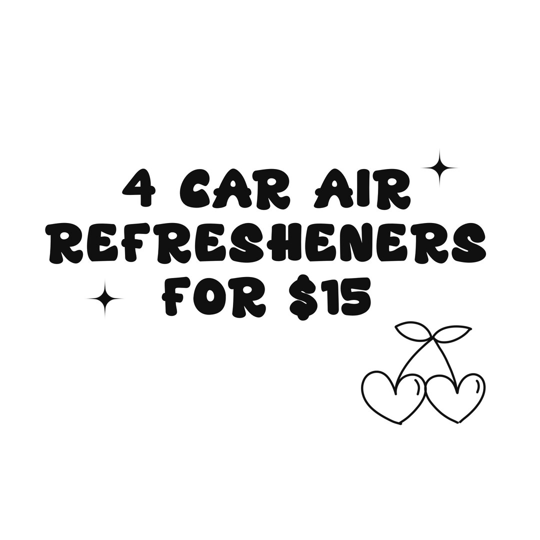 Car Air Refreshener Bundle Air Freshener, Girl Car Accessories, Cute