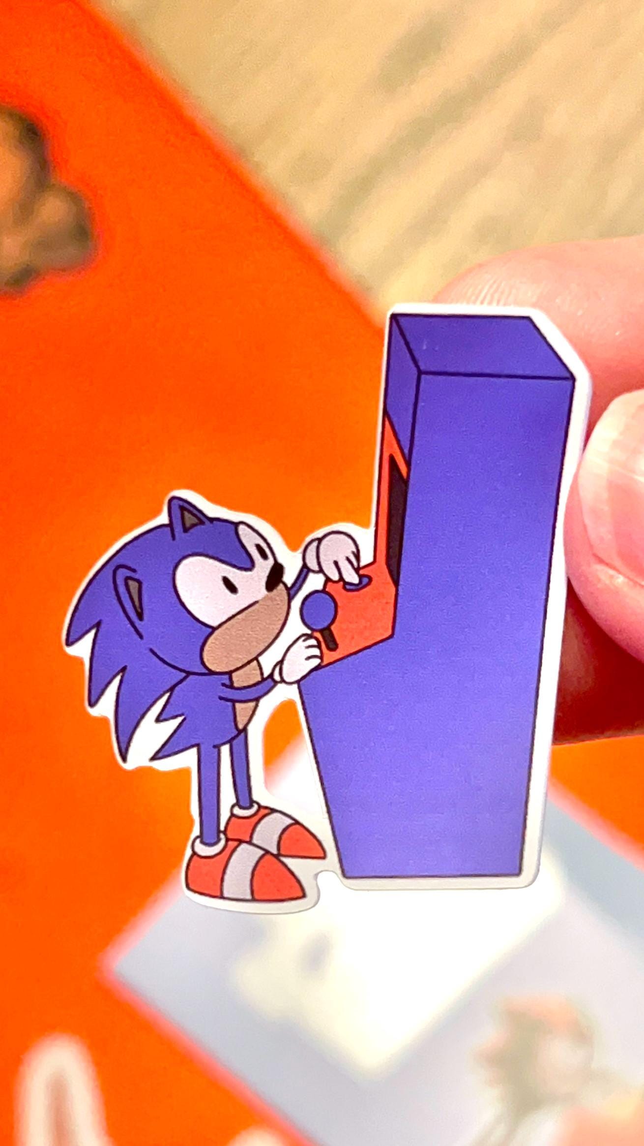 Sonic and Shadow Arcade Stickers | Video Game Sticker Sheets | Gamer ...