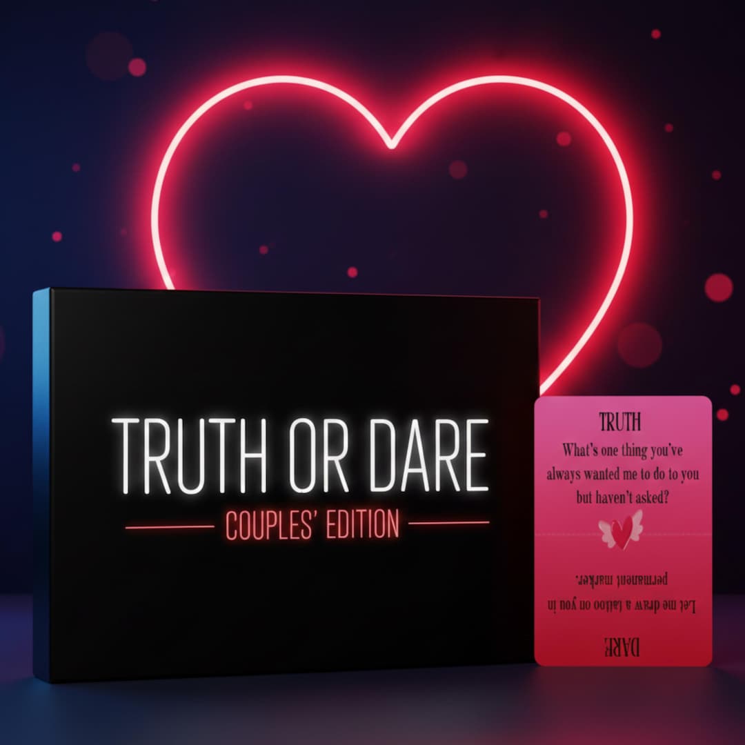 Truth or Dare Couple Game, 72 Printable Truth or Dare Question Cards ...