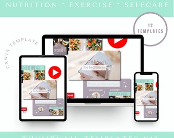 YouTube Branding Kit for a Holistic Wellness Business Health Coach