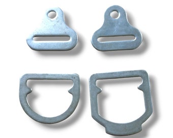 DD Ring iron plate and helmet strap triangle