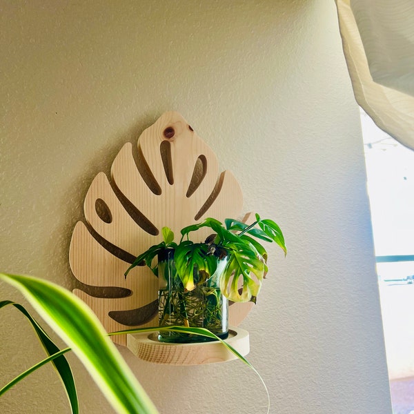 Monstera Plant stand - propagation shelf - home decor must haves - custom propagation shelf