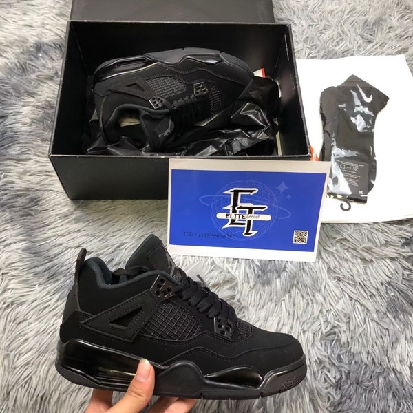 Jordan 4 schwarze Katze