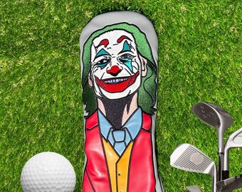 Funda para driver inspirada en el Joker / Funda única para cabeza de golf / Accesorio divertido para drivers y regalo perfecto para golfistas