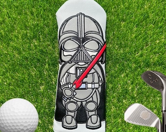 Darth Vader inspirierte Golf Headcover, Racer & Fairway Holz Headcover, Einzigartiges Stormtrooper Golf Zubehör, Geschenke für Golfer