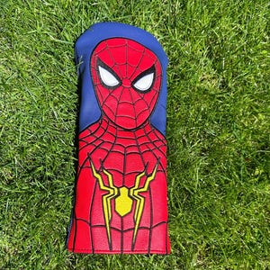 Venom inspirierte Golf Headcover, X-Man Fairway Holz & Drives Headcover, Einzigartiges Spider-Man Design, Blatt Putter Cover Spider-Man