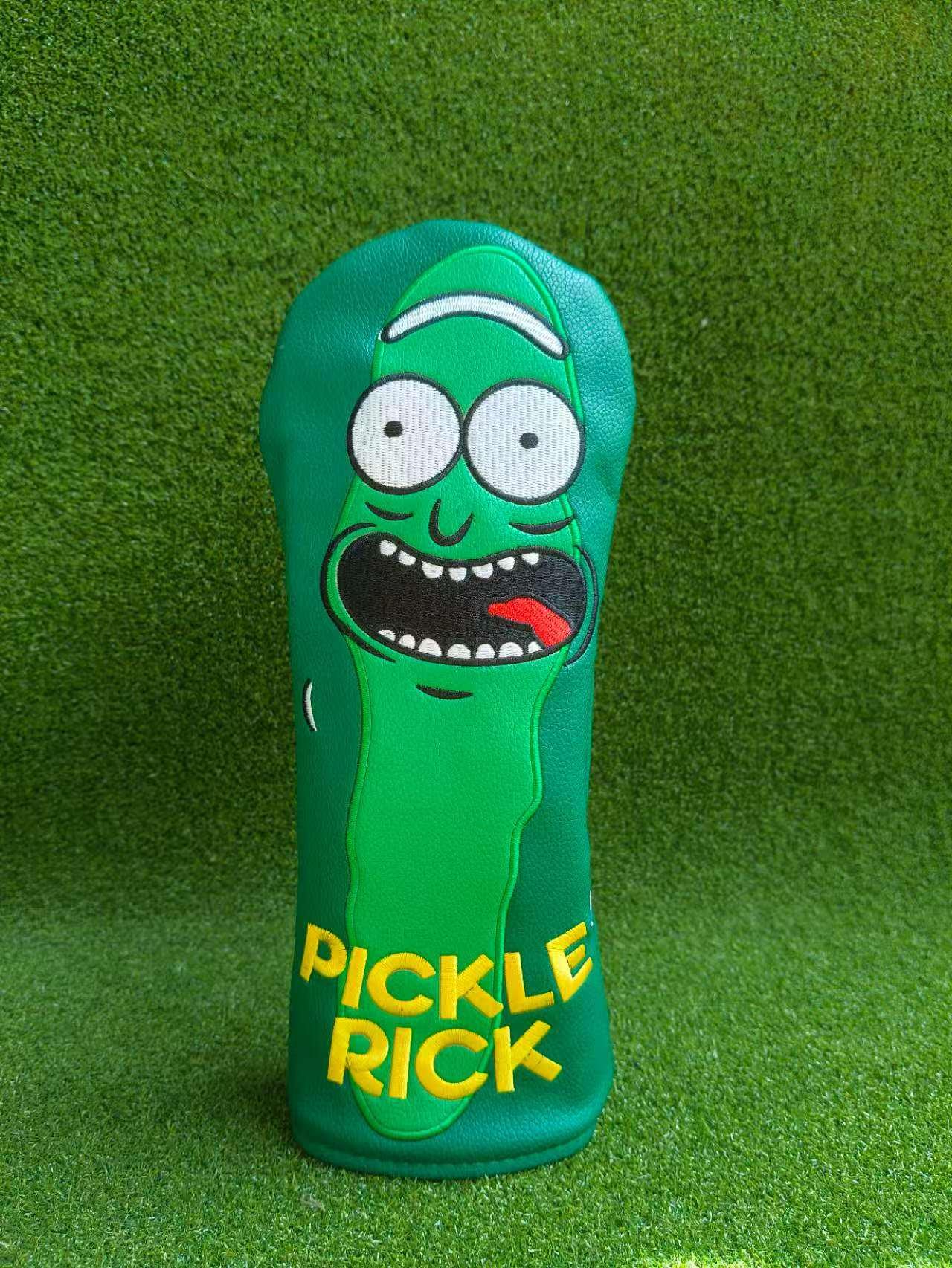 Pickle Rick Golf Driver Headcover | Blade Putter Cover | Meeseeks