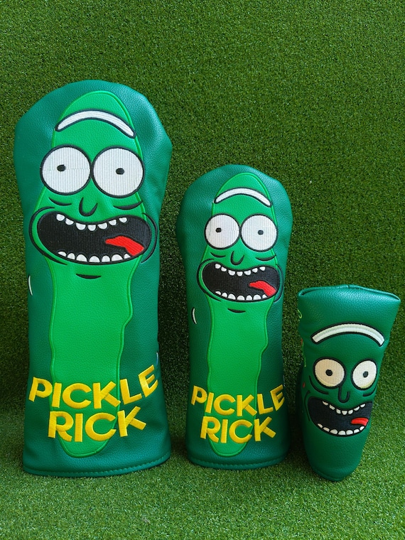 Pickle Rick Golf Driver Headcover | Pickle Rick Inspired Golf Gift