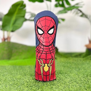Spider-Man & X-Men Inspired Golf Headcover | Venom Fairway Wood Cover | Superhero Gift Spider-Man
