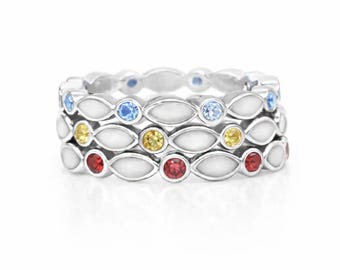 Kit fai da te per gioielli con latte materno con anello con pietra portafortuna / Anello per latte materno / Gioielli per ceneri di cremazione / Anello per cremazione di animali domestici / Gioielli commemorativi con pelo di animali domestici