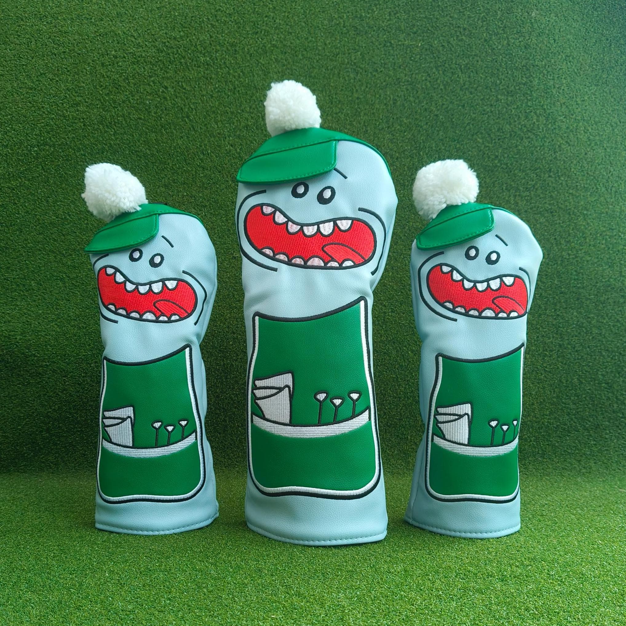 Pickle Rick Golf Driver Headcover | Pickle Rick Inspired Golf Gift